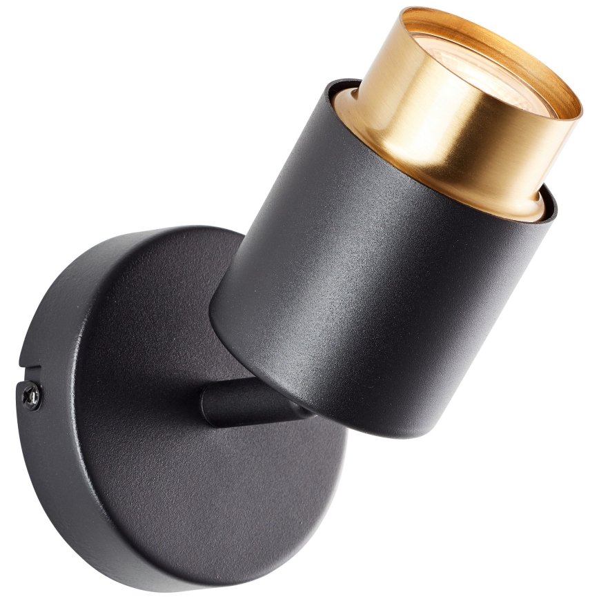 Brilliant - LED nástenné bodové svietidlo COVELO 1xGU10/5W/230V čierna/zlatá