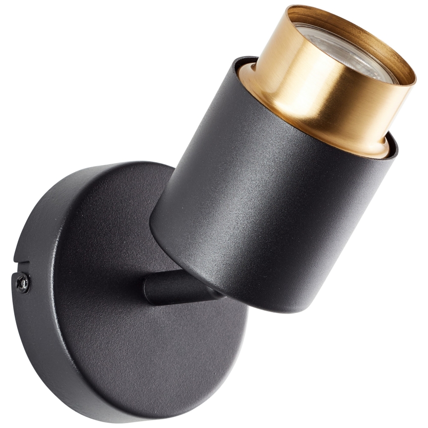 Brilliant - LED nástenné bodové svietidlo COVELO 1xGU10/5W/230V čierna/zlatá