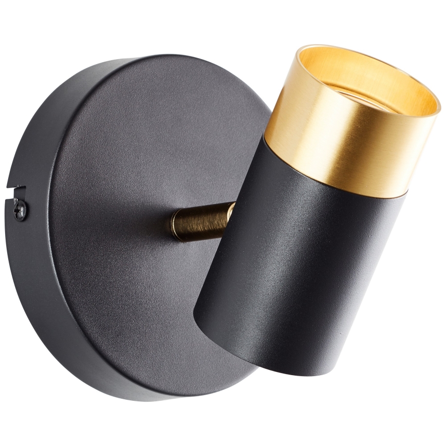 Brilliant - LED nástenné bodové svietidlo VIGOLO 1xGU10/5W/230V čierna/zlatá