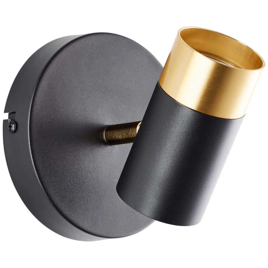 Brilliant - LED nástenné bodové svietidlo VIGOLO 1xGU10/5W/230V čierna/zlatá