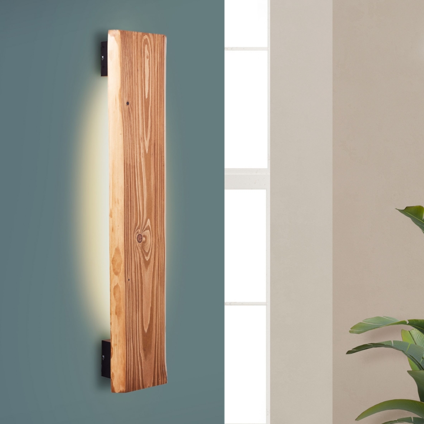 Brilliant - LED Nástenné svietidlo FEINGOLD LED/8,5W/230V borovica - FSC certifikované