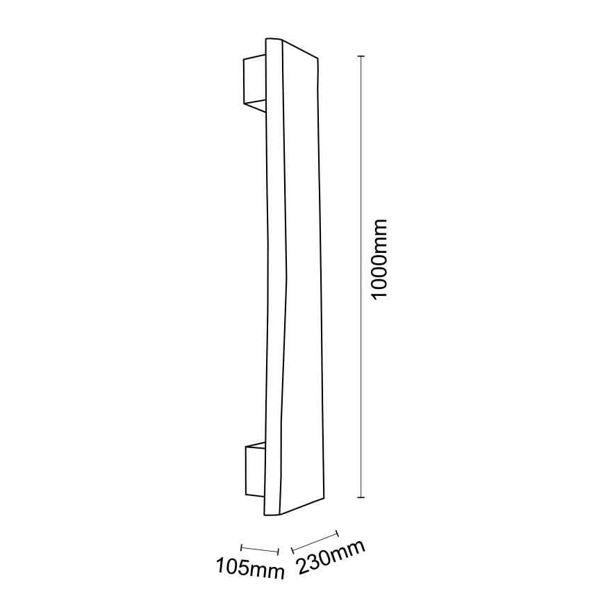 Brilliant - LED Nástenné svietidlo FEINGOLD LED/8,5W/230V borovica - FSC certifikované