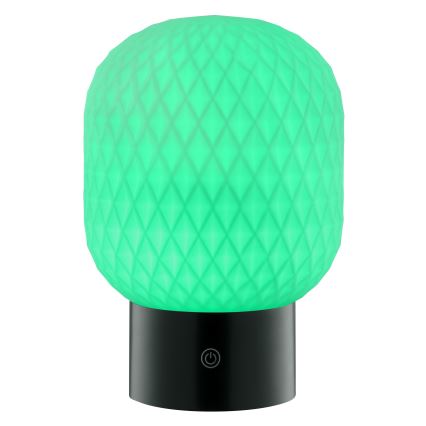 Brilliant - LED RGBW Stmievateľná nabíjacia dotyková vonkajšia stolová lampa SARASTRO LED/3W/5V 2700K 1800 mAh IP44 biela