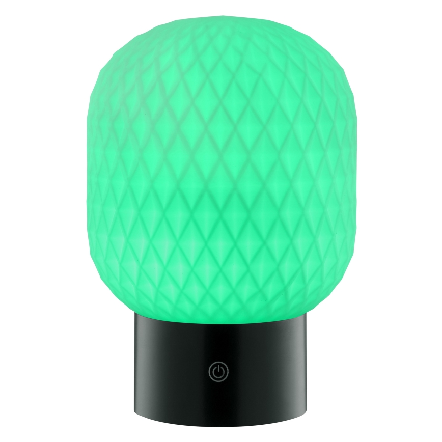 Brilliant - LED RGBW Stmievateľná nabíjacia dotyková vonkajšia stolová lampa SARASTRO LED/3W/5V 2700K 1800 mAh IP44 biela