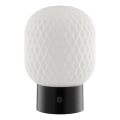 Brilliant - LED RGBW Stmievateľná nabíjacia dotyková vonkajšia stolová lampa SARASTRO LED/3W/5V 2700K 1800 mAh IP44 biela