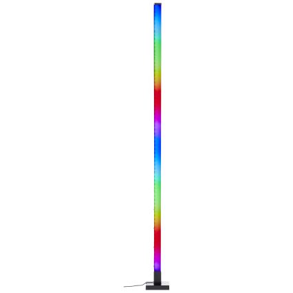 Brilliant - LED RGBW Stmievateľná stojacia lampa NEELE LED/6,5W/230V čierna + diaľkové ovládanie