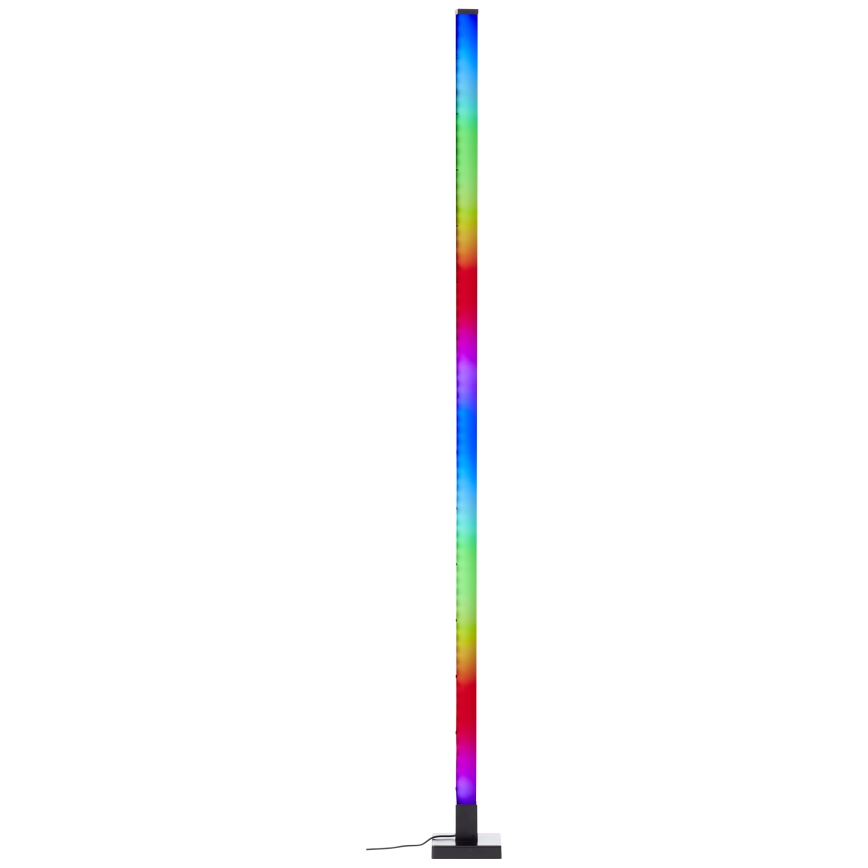 Brilliant - LED RGBW Stmievateľná stojacia lampa NEELE LED/6,5W/230V čierna + diaľkové ovládanie