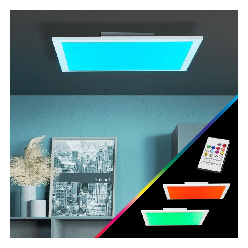 Brilliant - LED RGBW Stmievateľné stropné svietidlo ABIE LED/24W/230V 2700-6500K + diaľkové ovládanie