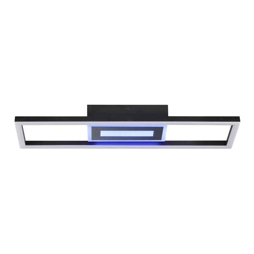 Brilliant - LED RGBW Stmievateľné stropné svietidlo BESSON LED/20W/230V 3000-6500K čierne + diaľkové ovládanie