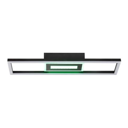 Brilliant - LED RGBW Stmievateľné stropné svietidlo BESSON LED/20W/230V 3000-6500K čierne + diaľkové ovládanie