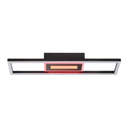 Brilliant - LED RGBW Stmievateľné stropné svietidlo BESSON LED/20W/230V 3000-6500K čierne + diaľkové ovládanie