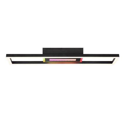 Brilliant - LED RGBW Stmievateľné stropné svietidlo BESSON LED/20W/230V 3000-6500K čierne + diaľkové ovládanie