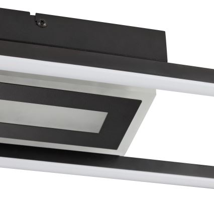 Brilliant - LED RGBW Stmievateľné stropné svietidlo BESSON LED/20W/230V 3000-6500K čierne + diaľkové ovládanie