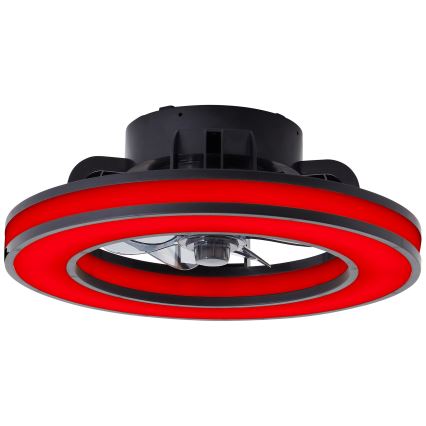 Brilliant - LED RGBW Stmievateľný stropný ventilátor MONDELLO LED/26W/230V 2700-6500K pr. 41 cm čierna + diaľkové ovládanie