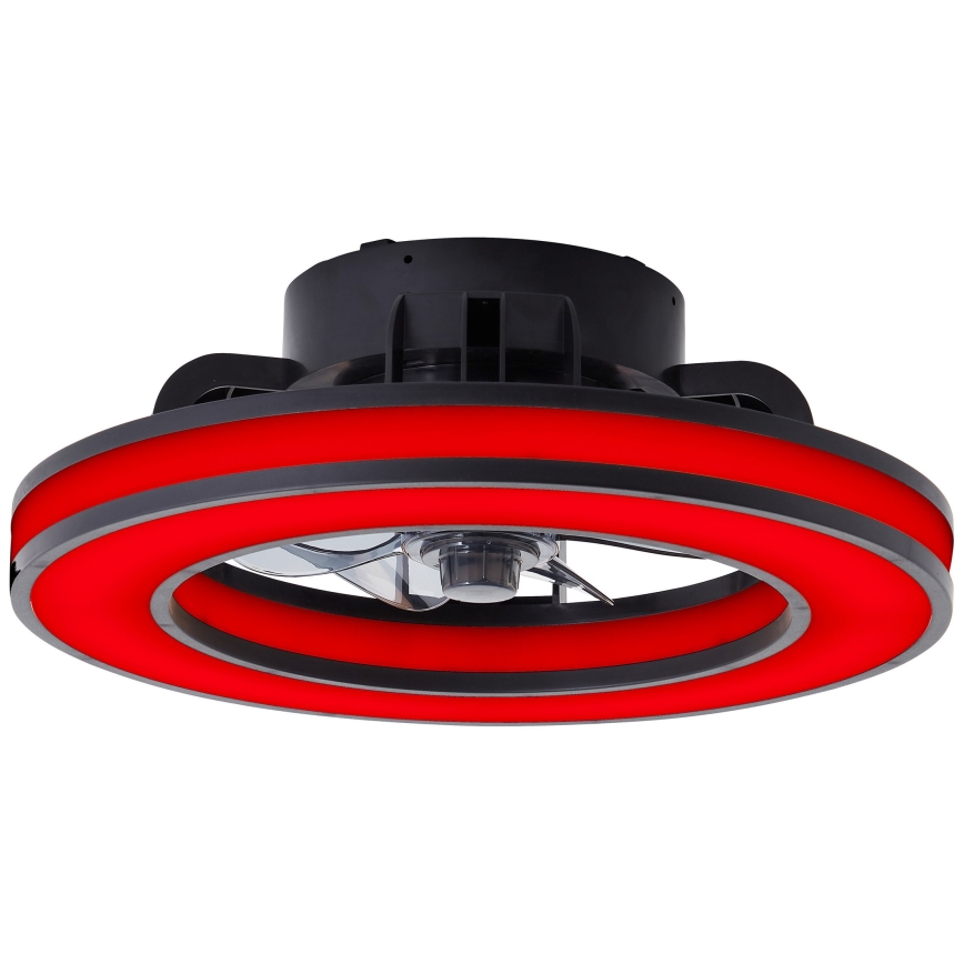 Brilliant - LED RGBW Stmievateľný stropný ventilátor MONDELLO LED/26W/230V 2700-6500K pr. 41 cm čierna + diaľkové ovládanie