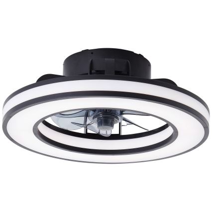 Brilliant - LED RGBW Stmievateľný stropný ventilátor MONDELLO LED/26W/230V 2700-6500K pr. 41 cm čierna + diaľkové ovládanie