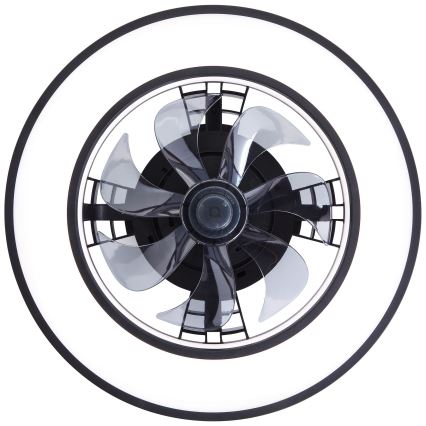 Brilliant - LED RGBW Stmievateľný stropný ventilátor MONDELLO LED/26W/230V 2700-6500K pr. 41 cm čierna + diaľkové ovládanie
