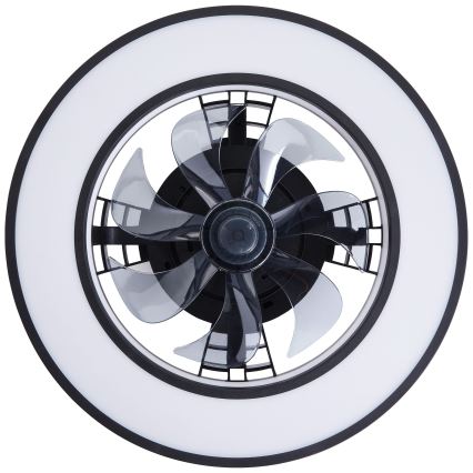Brilliant - LED RGBW Stmievateľný stropný ventilátor MONDELLO LED/26W/230V 2700-6500K pr. 41 cm čierna + diaľkové ovládanie