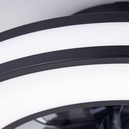 Brilliant - LED RGBW Stmievateľný stropný ventilátor MONDELLO LED/26W/230V 2700-6500K pr. 41 cm čierna + diaľkové ovládanie