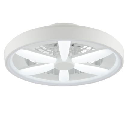 Brilliant - LED RGBW Stmievateľný stropný ventilátor so svetlom GAIANO LED/48W/230V 2700-6500K biela + diaľkové ovládanie