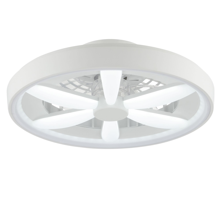 Brilliant - LED RGBW Stmievateľný stropný ventilátor so svetlom GAIANO LED/48W/230V 2700-6500K biela + diaľkové ovládanie