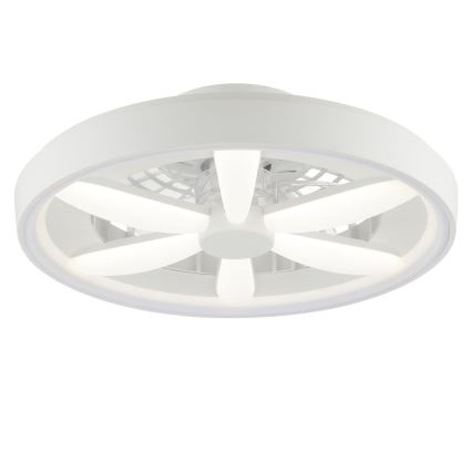 Brilliant - LED RGBW Stmievateľný stropný ventilátor so svetlom GAIANO LED/48W/230V 2700-6500K biela + diaľkové ovládanie