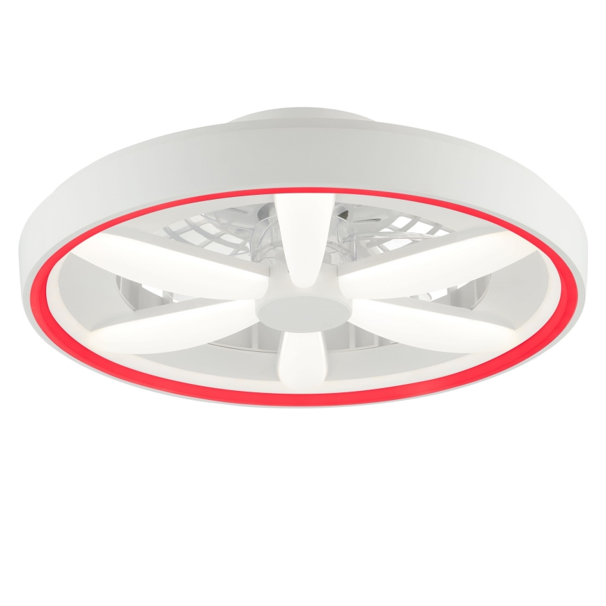 Brilliant - LED RGBW Stmievateľný stropný ventilátor so svetlom GAIANO LED/48W/230V 2700-6500K biela + diaľkové ovládanie
