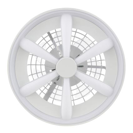 Brilliant - LED RGBW Stmievateľný stropný ventilátor so svetlom GAIANO LED/48W/230V 2700-6500K biela + diaľkové ovládanie