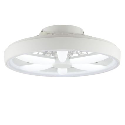 Brilliant - LED RGBW Stmievateľný stropný ventilátor so svetlom GAIANO LED/48W/230V 2700-6500K biela + diaľkové ovládanie