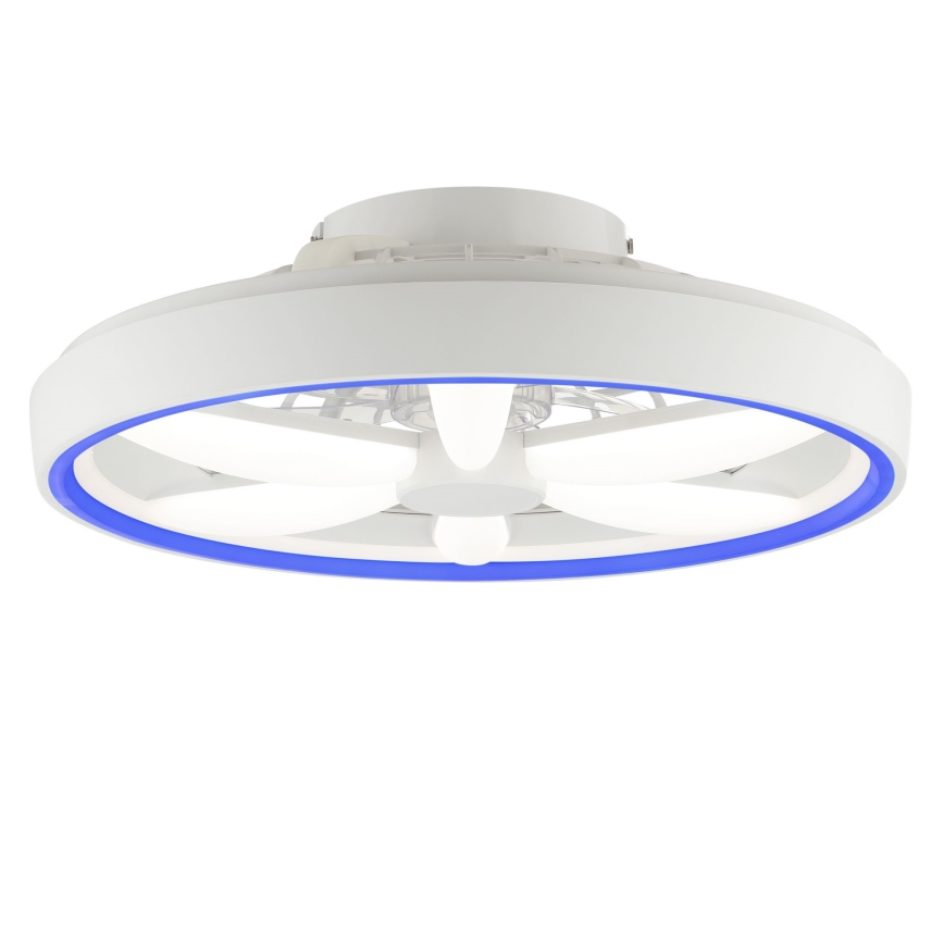 Brilliant - LED RGBW Stmievateľný stropný ventilátor so svetlom GAIANO LED/48W/230V 2700-6500K biela + diaľkové ovládanie