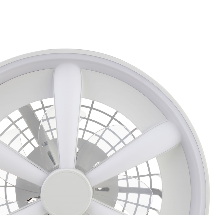 Brilliant - LED RGBW Stmievateľný stropný ventilátor so svetlom GAIANO LED/48W/230V 2700-6500K biela + diaľkové ovládanie