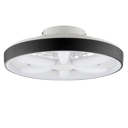Brilliant - LED RGBW Stmievateľný stropný ventilátor so svetlom GAIANO LED/48W/230V 2700-6500K čierna + diaľkové ovládanie
