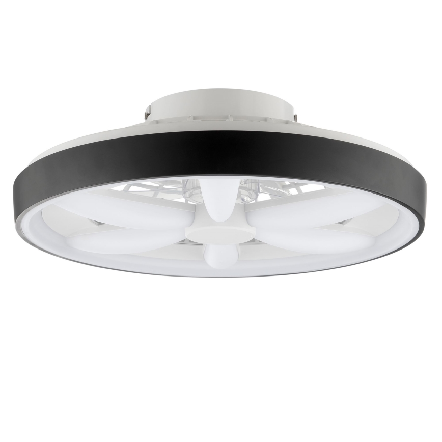 Brilliant - LED RGBW Stmievateľný stropný ventilátor so svetlom GAIANO LED/48W/230V 2700-6500K čierna + diaľkové ovládanie