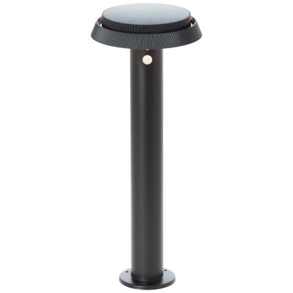 Brilliant - LED Solárna lampa so senzorom ALVERO LED/4W/3,7V 50 cm IP44 čierna