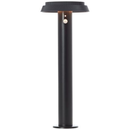 Brilliant - LED Solárna lampa so senzorom ALVERO LED/4W/3,7V 50 cm IP44 čierna