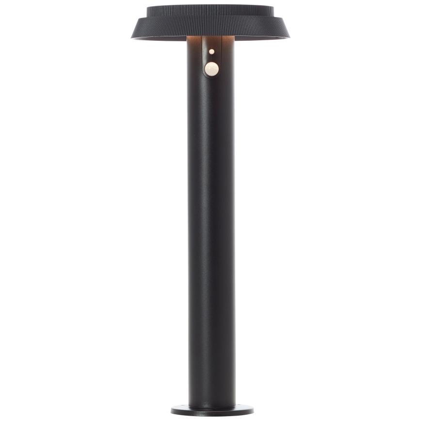 Brilliant - LED Solárna lampa so senzorom ALVERO LED/4W/3,7V 50 cm IP44 čierna