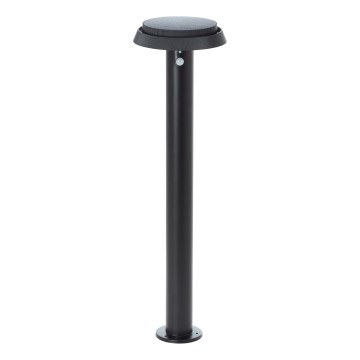 Brilliant - LED Solárna lampa so senzorom ALVERO LED/4W/3,7V 70 cm IP44 čierna