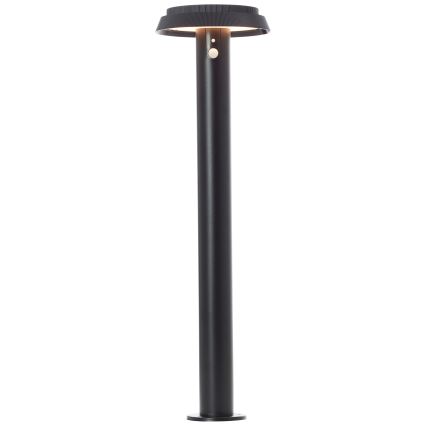 Brilliant - LED Solárna lampa so senzorom ALVERO LED/4W/3,7V 70 cm IP44 čierna
