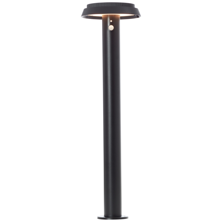 Brilliant - LED Solárna lampa so senzorom ALVERO LED/4W/3,7V 70 cm IP44 čierna