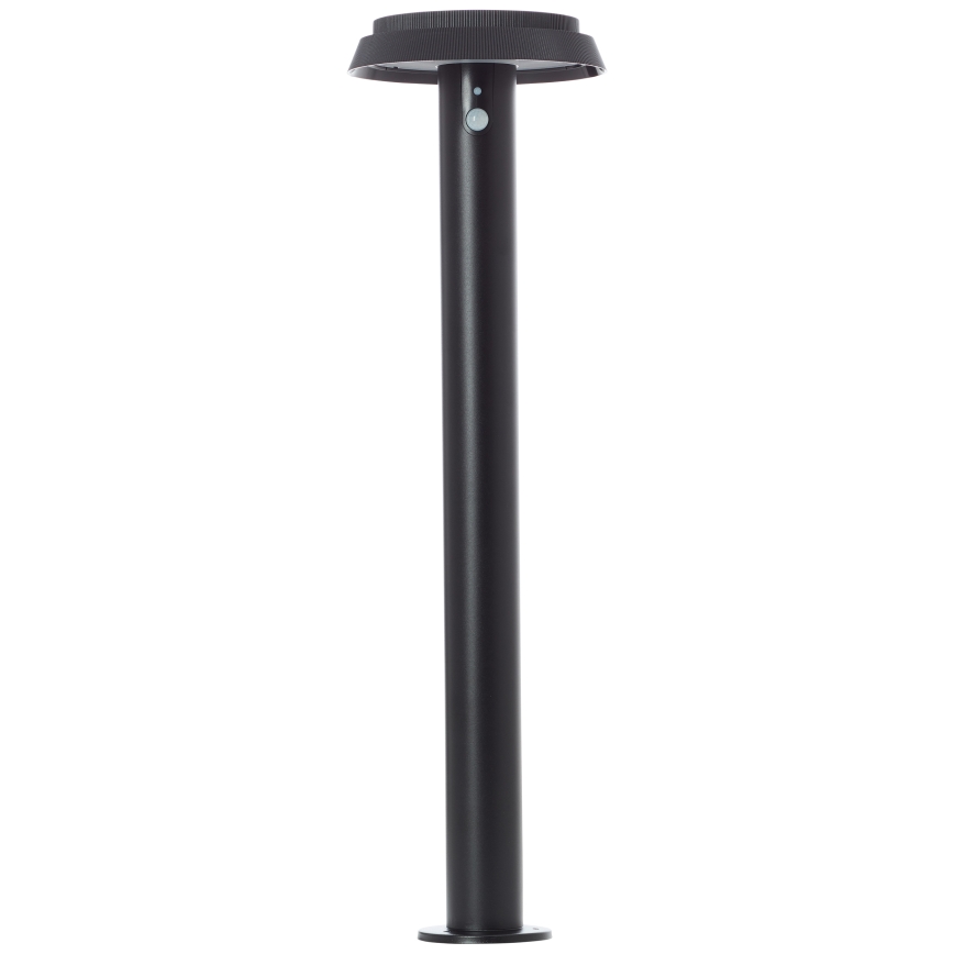 Brilliant - LED Solárna lampa so senzorom ALVERO LED/4W/3,7V 70 cm IP44 čierna
