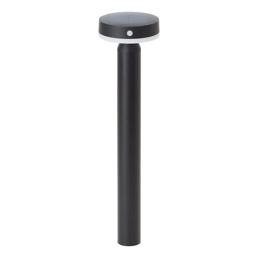 Brilliant - LED Solárna lampa so senzorom MAGUA LED/4W/3,7V 2000 mAh 50,2 cm IP44 čierna