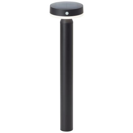 Brilliant - LED Solárna lampa so senzorom MAGUA LED/4W/3,7V 2000 mAh 50,2 cm IP44 čierna
