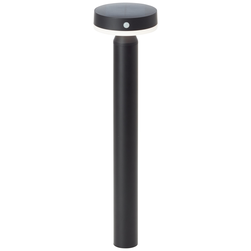 Brilliant - LED Solárna lampa so senzorom MAGUA LED/4W/3,7V 2000 mAh 50,2 cm IP44 čierna