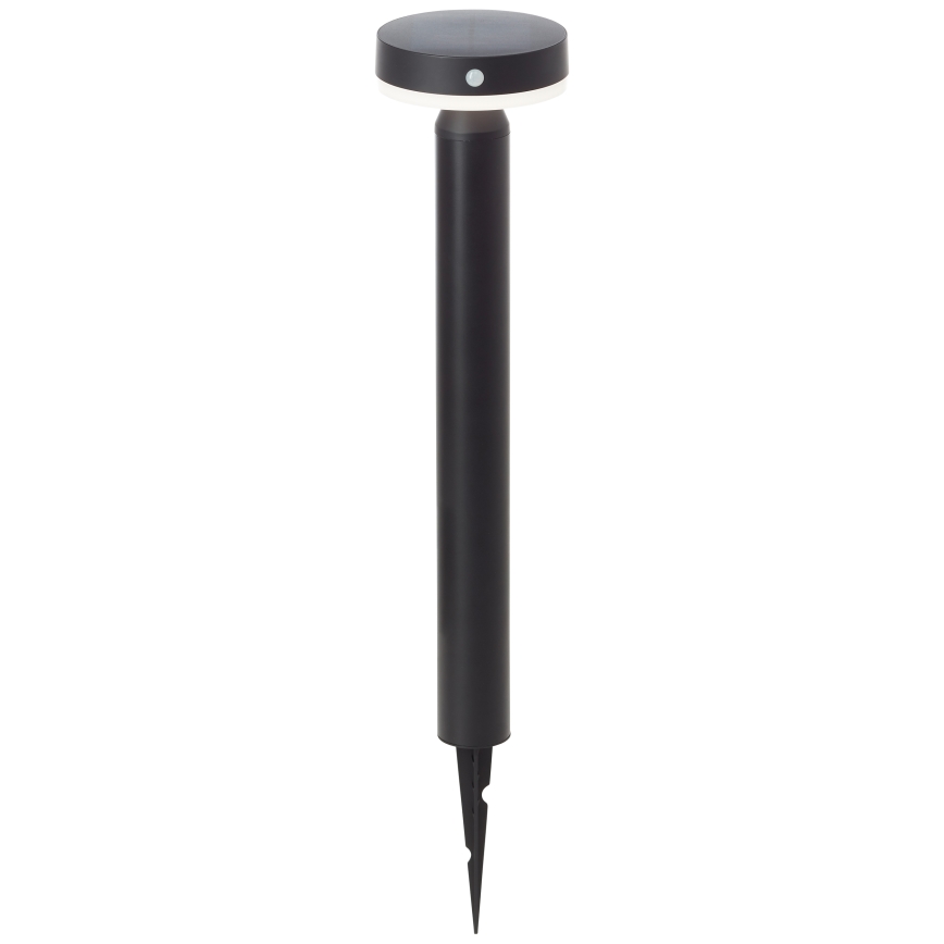 Brilliant - LED Solárna lampa so senzorom MAGUA LED/4W/3,7V 2000 mAh 50,2 cm IP44 čierna
