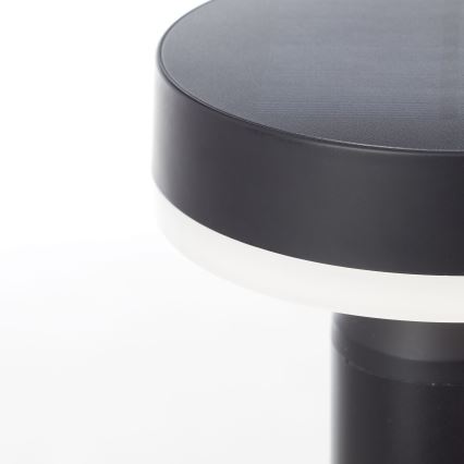 Brilliant - LED Solárna lampa so senzorom MAGUA LED/4W/3,7V 2000 mAh 50,2 cm IP44 čierna