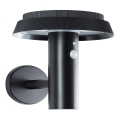Brilliant - LED Solárne nástenné svietidlo so senzorom ALVERO LED/4W/3,7V 2000 mAh IP44