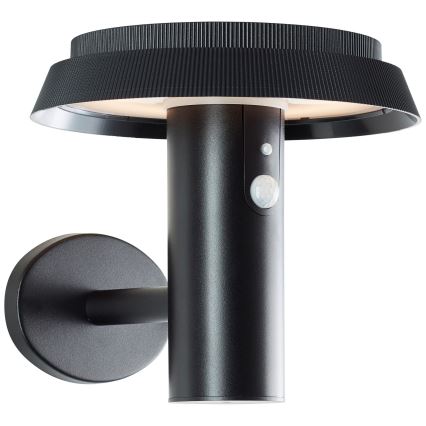 Brilliant - LED Solárne nástenné svietidlo so senzorom ALVERO LED/4W/3,7V 2000 mAh IP44