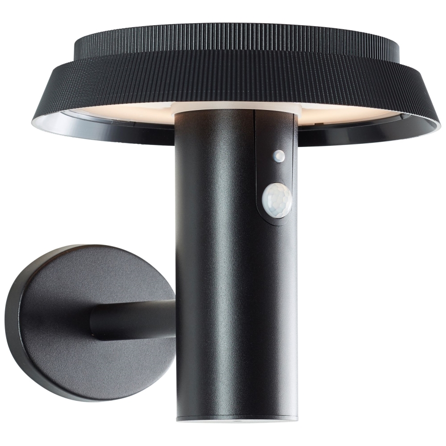 Brilliant - LED Solárne nástenné svietidlo so senzorom ALVERO LED/4W/3,7V 2000 mAh IP44