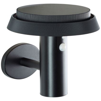 Brilliant - LED Solárne nástenné svietidlo so senzorom ALVERO LED/4W/3,7V 2000 mAh IP44