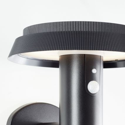 Brilliant - LED Solárne nástenné svietidlo so senzorom ALVERO LED/4W/3,7V 2000 mAh IP44